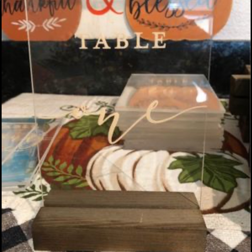 Table numbers